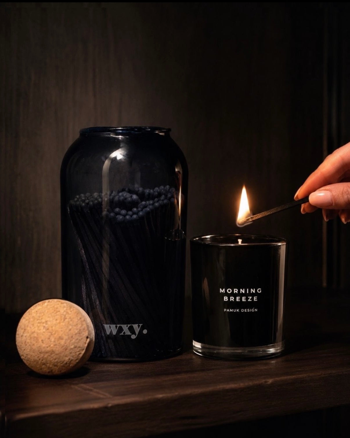 Dekorative Streichhölzer im Glas als Geschenkidee unter 25 Euro
