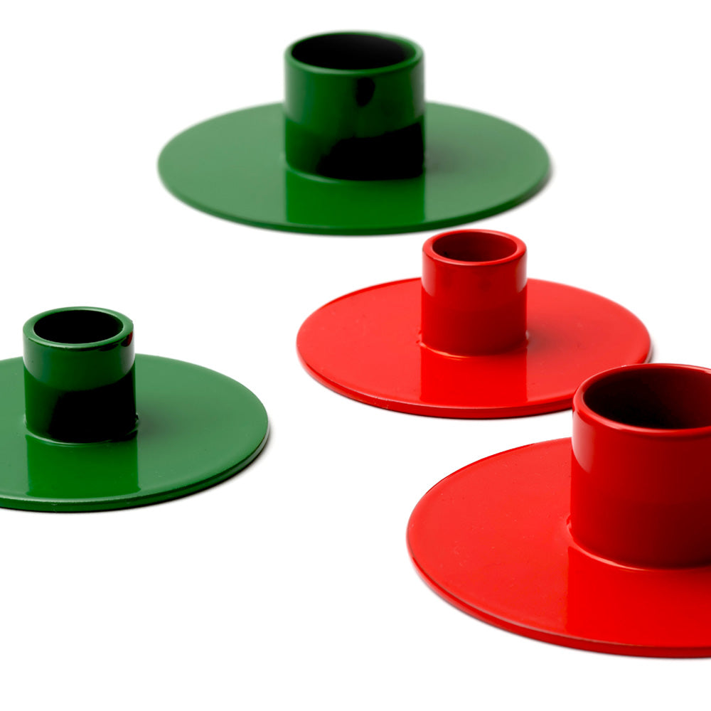 Kerzenhalter POP mini - rot - für 13 mm Kerzen