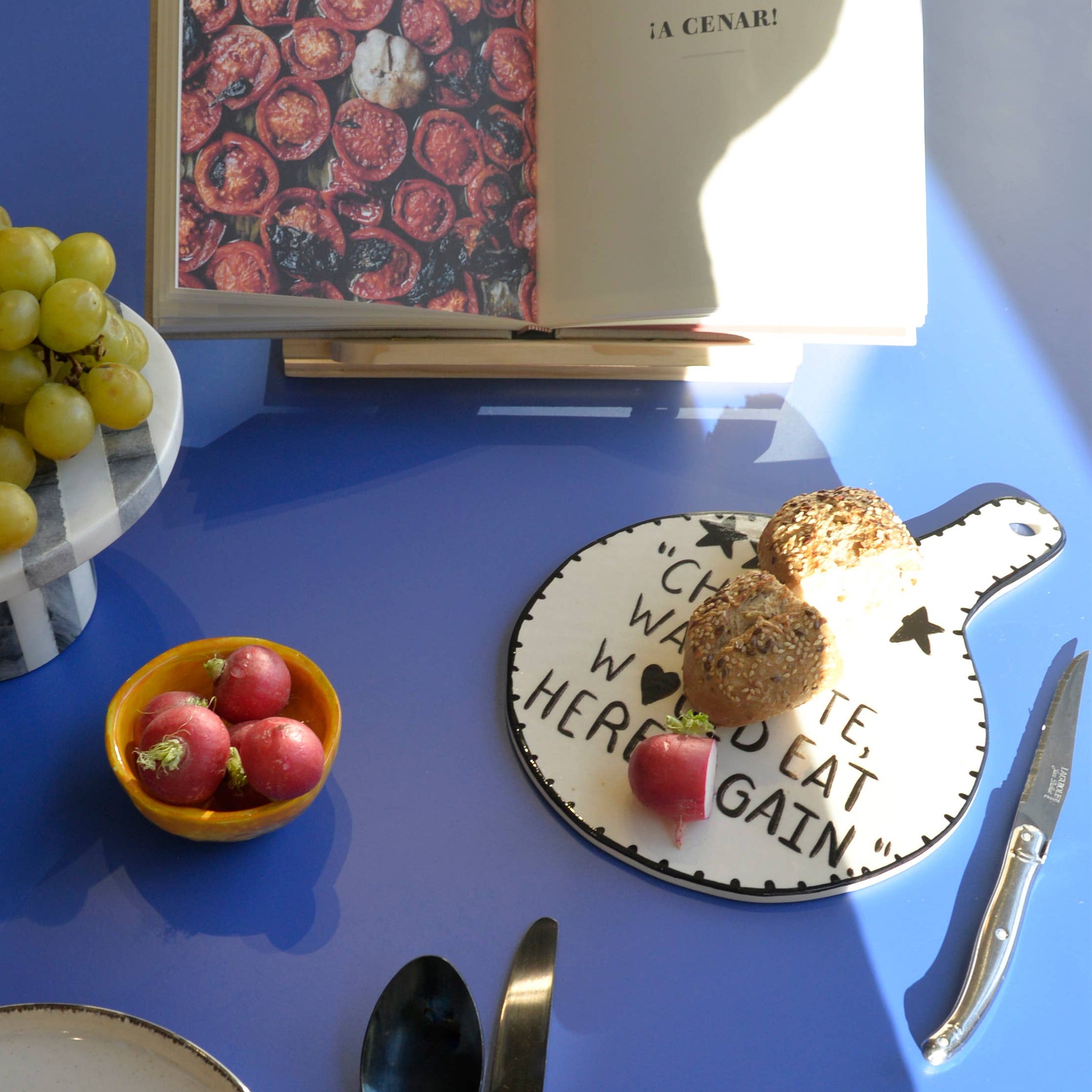 Keramik-Servierbrett "cute chef"