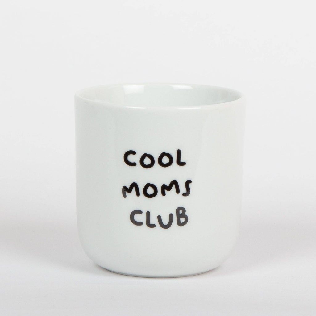 Porzellanbecher "cool moms club"