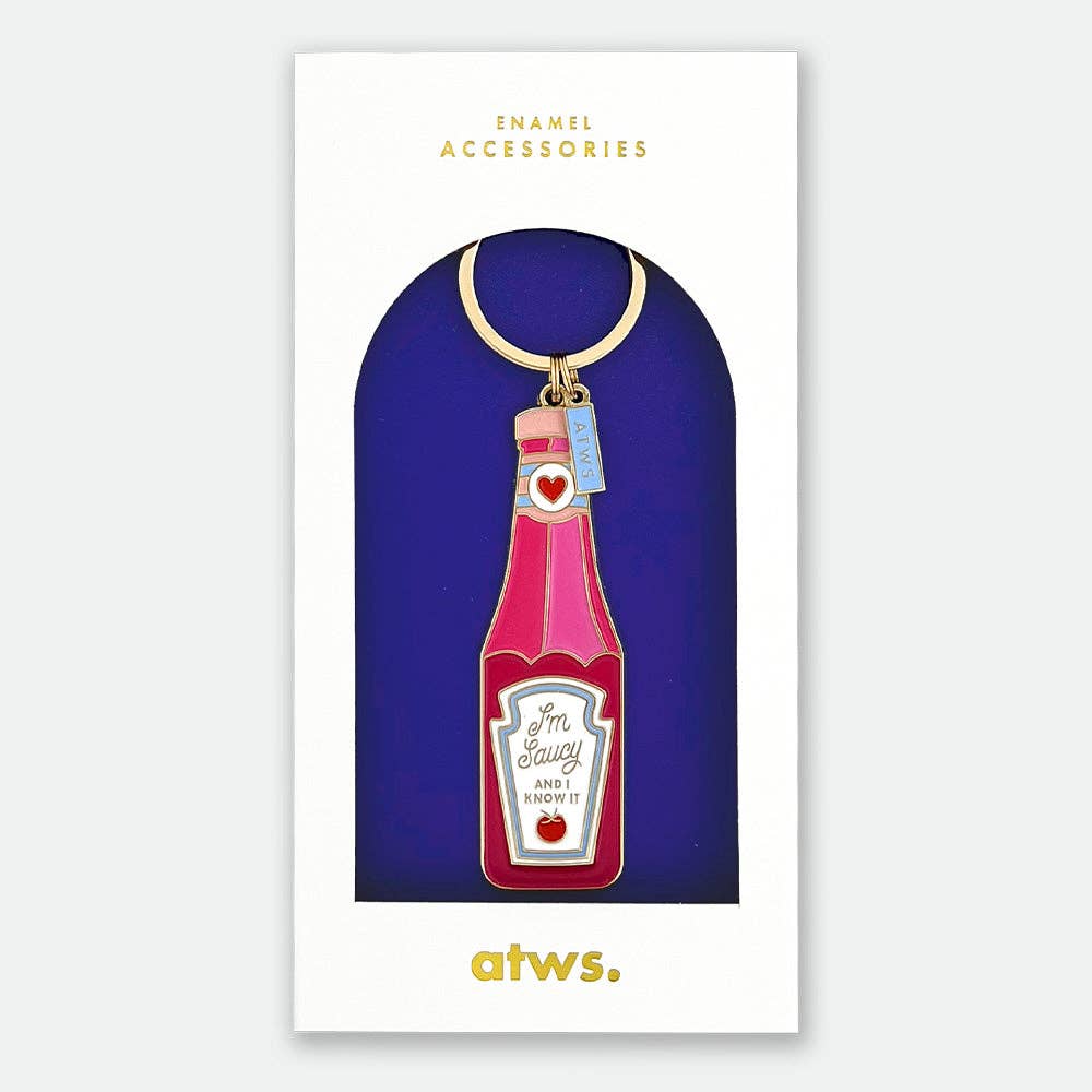 Schlüsselanhänger - Ketchup - I´M SAUCY AND I KNOW IT