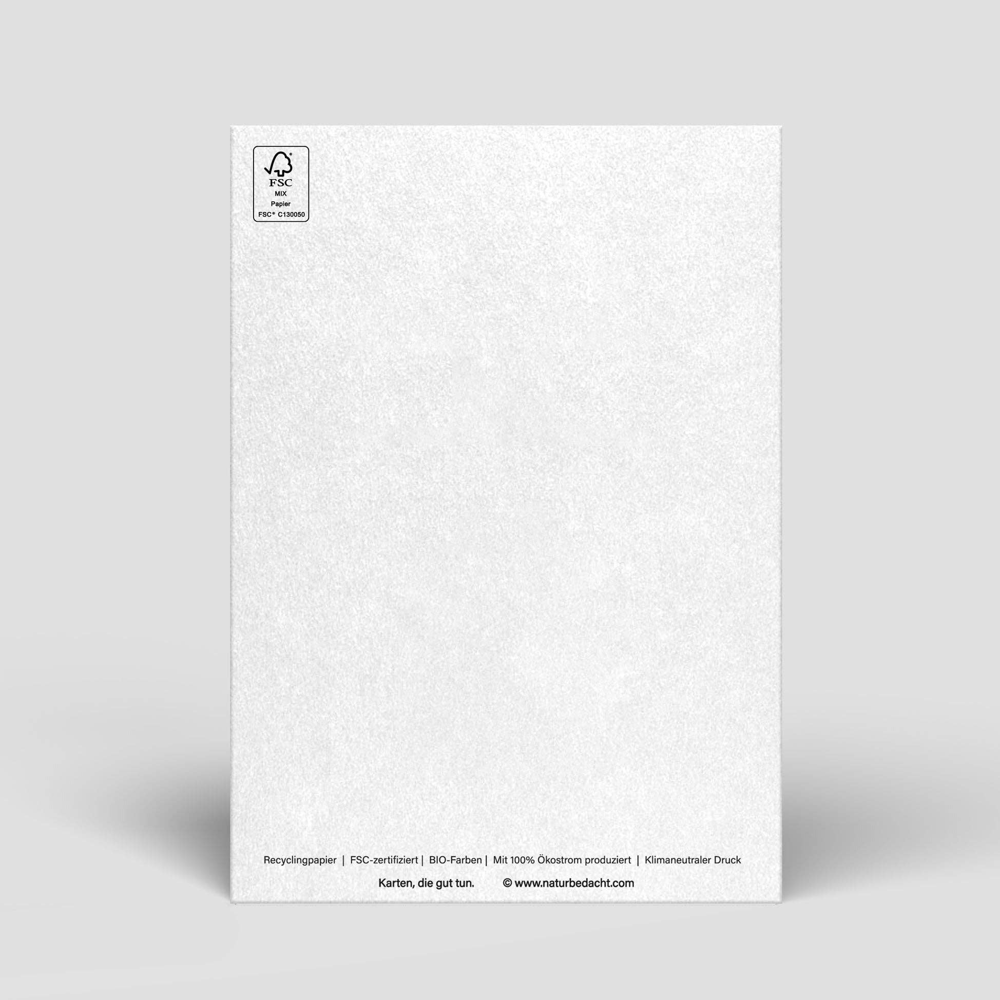 Postkarte „Alles Liebe“ – Dackel mit Herzluftballon