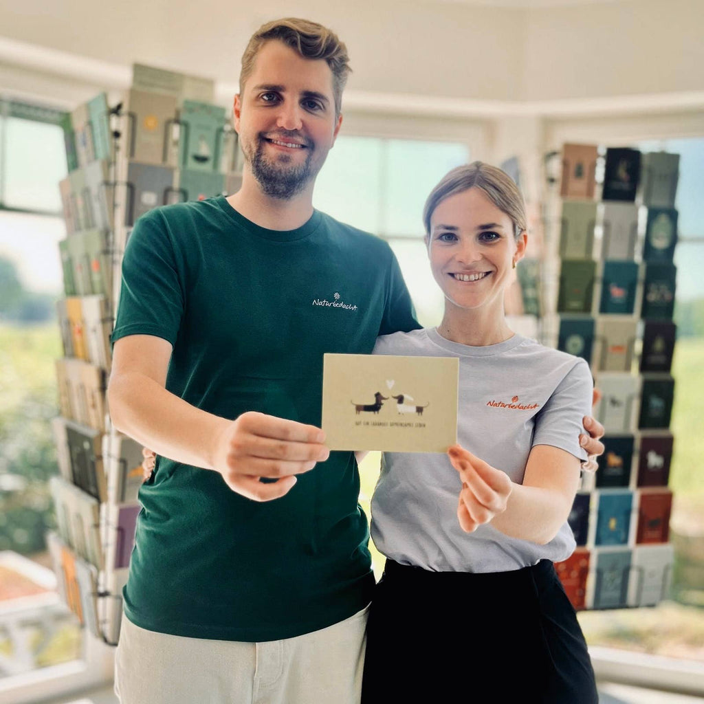 Weihnachtskarte „Dalapferd Bordeaux“