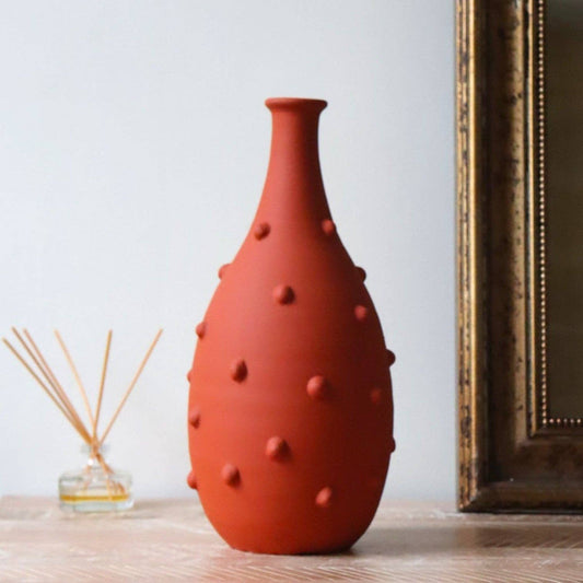 Vase Timgad - Mattes Terrakotta