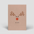Postkarte "Ho ho ho" - Rentier