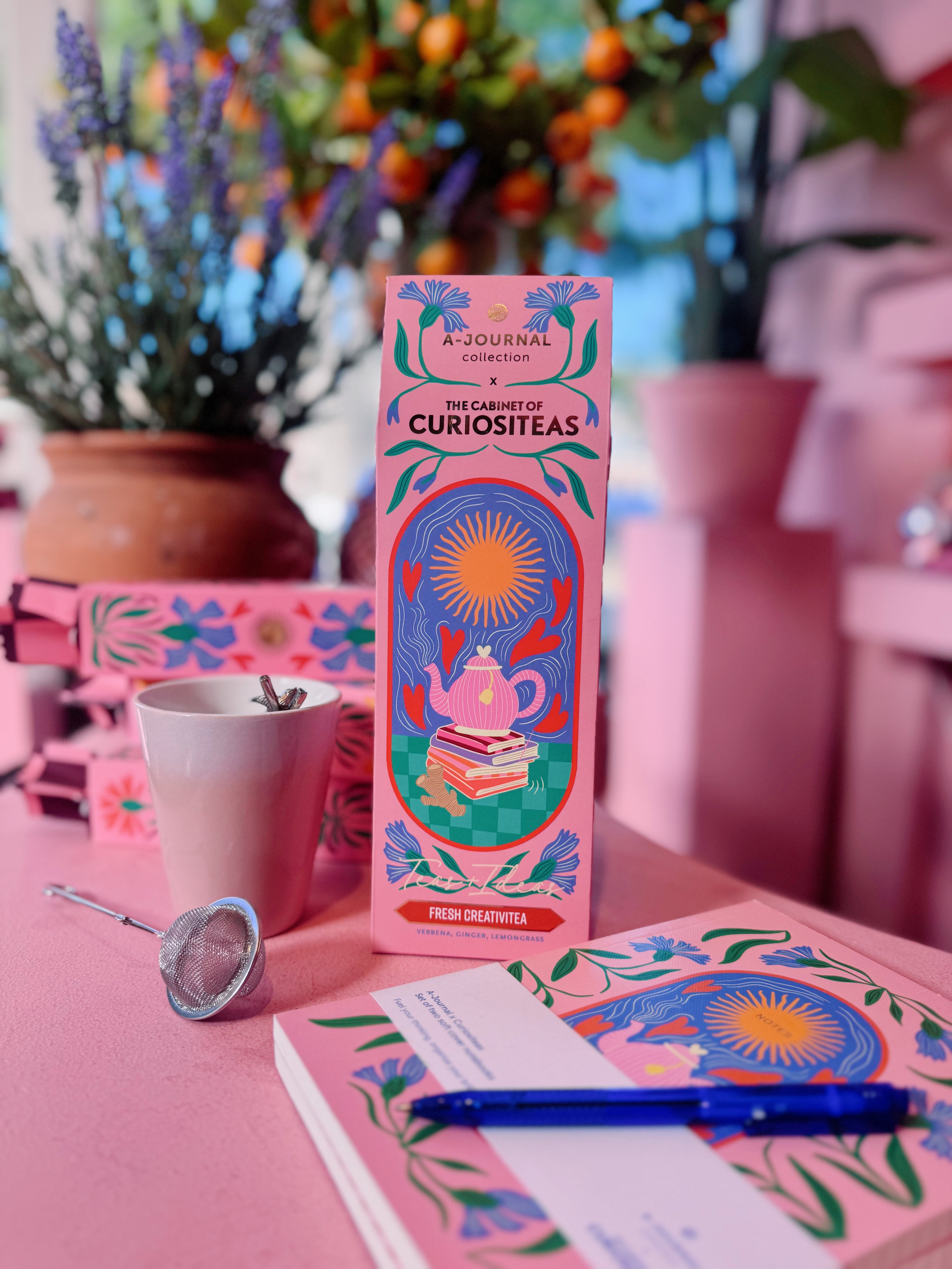 Fresh Creativitea | Loser Kräutertee in einer Geschenkbox mit Teesieb