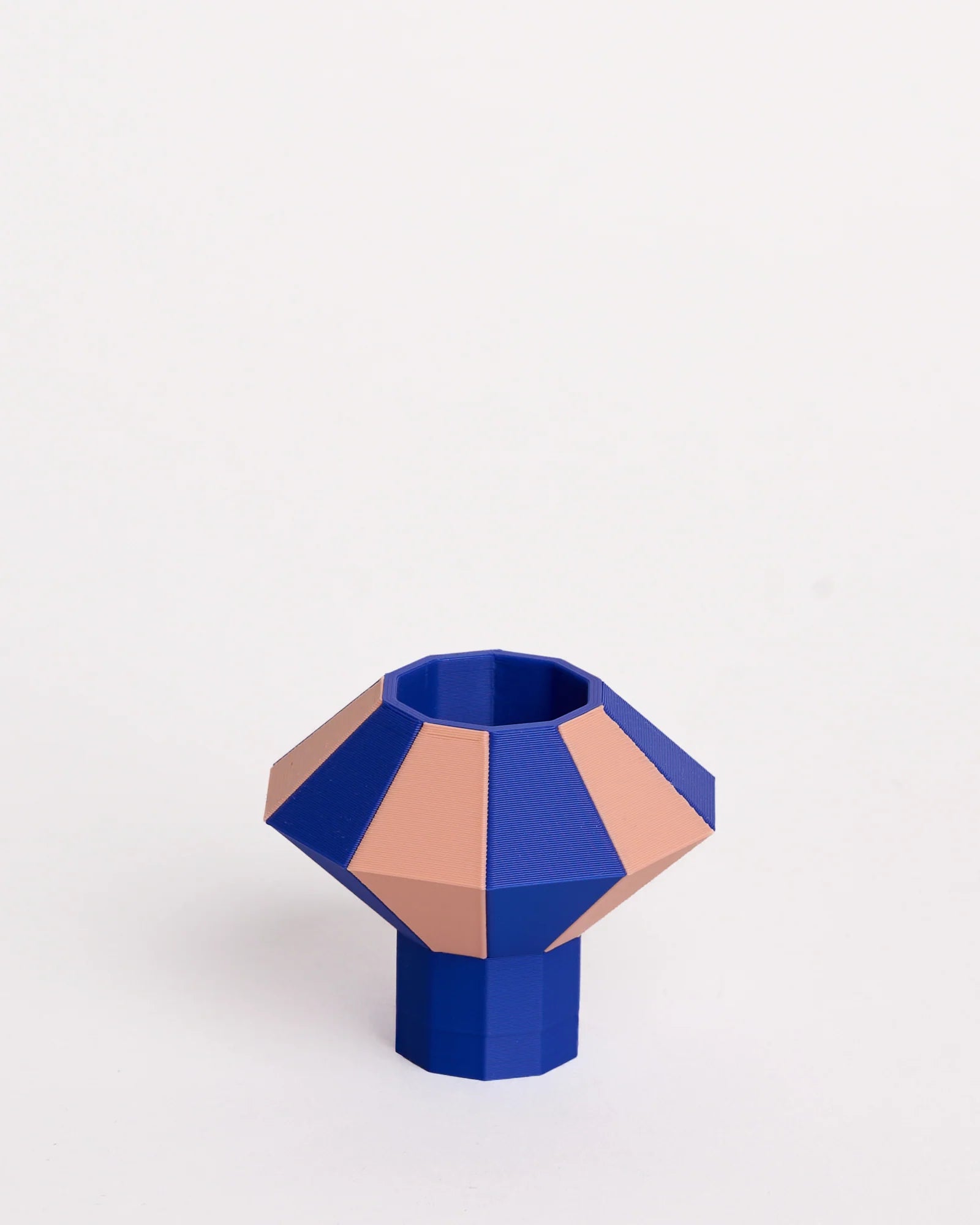 ANIS Kerzenhalter - Modul "DIAMANT DUO" - blau peach