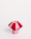 ANIS Kerzenhalter - Modul "DIAMANT DUO" - rot rosa