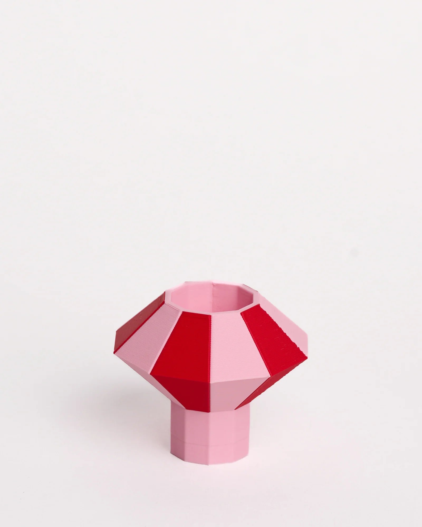 ANIS Kerzenhalter - Modul "DIAMANT DUO" - rot rosa
