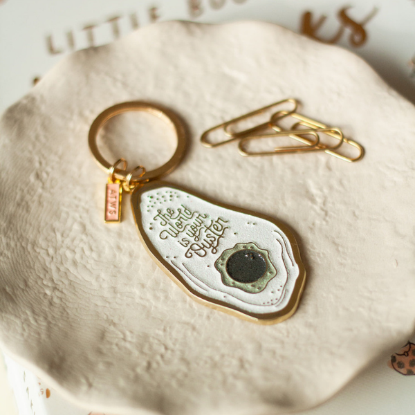 Schlüsselanhänger - Auster - THE WORLD IS YOU OYSTER