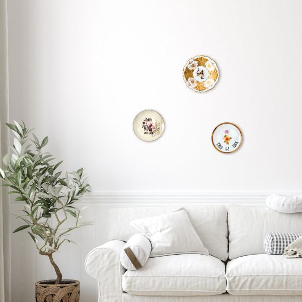 Wandteller TIRED AS FUCK