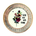 Wandteller LIEBE SICH WER KANN