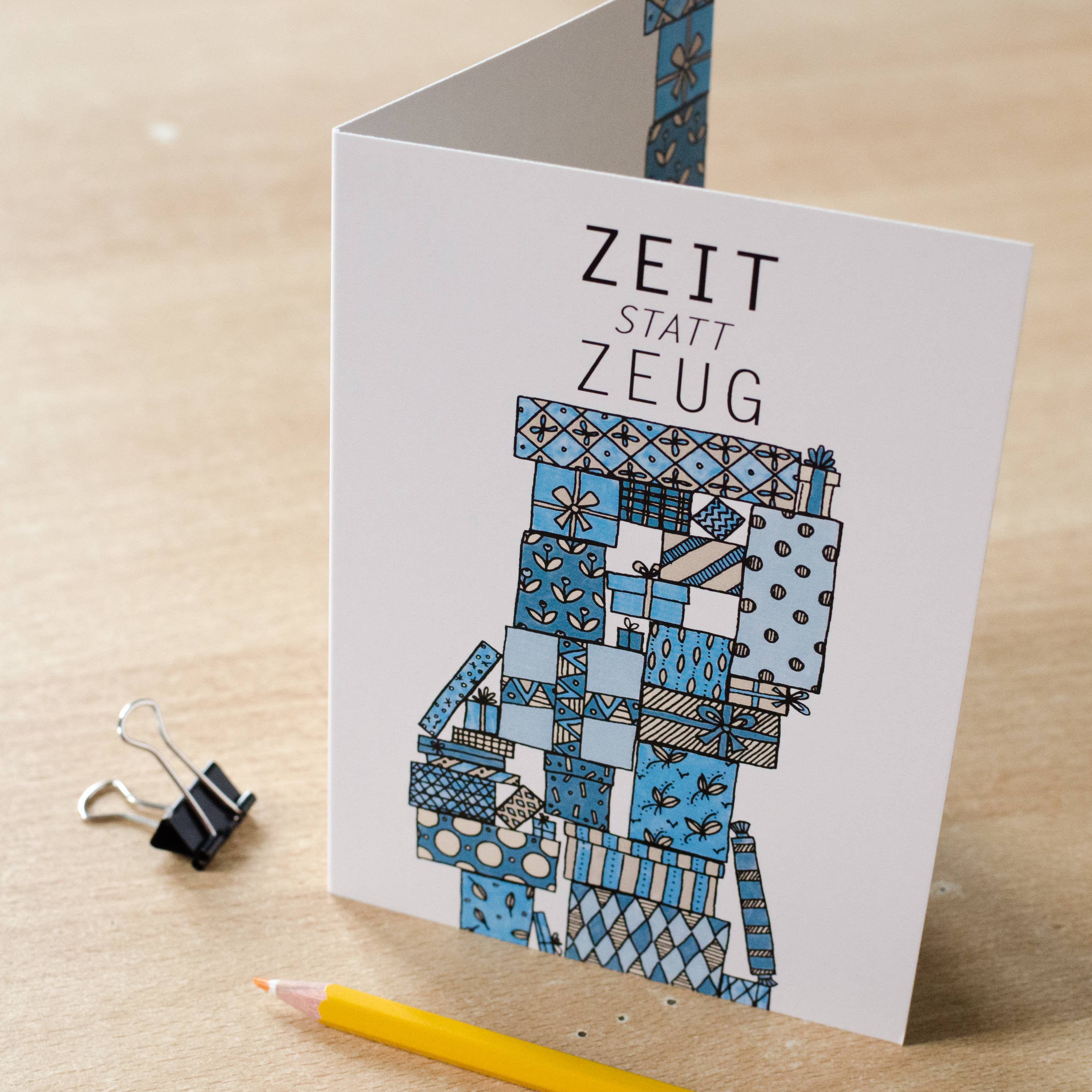 Gutscheinkarte „Zeit statt Zeug" – Universal