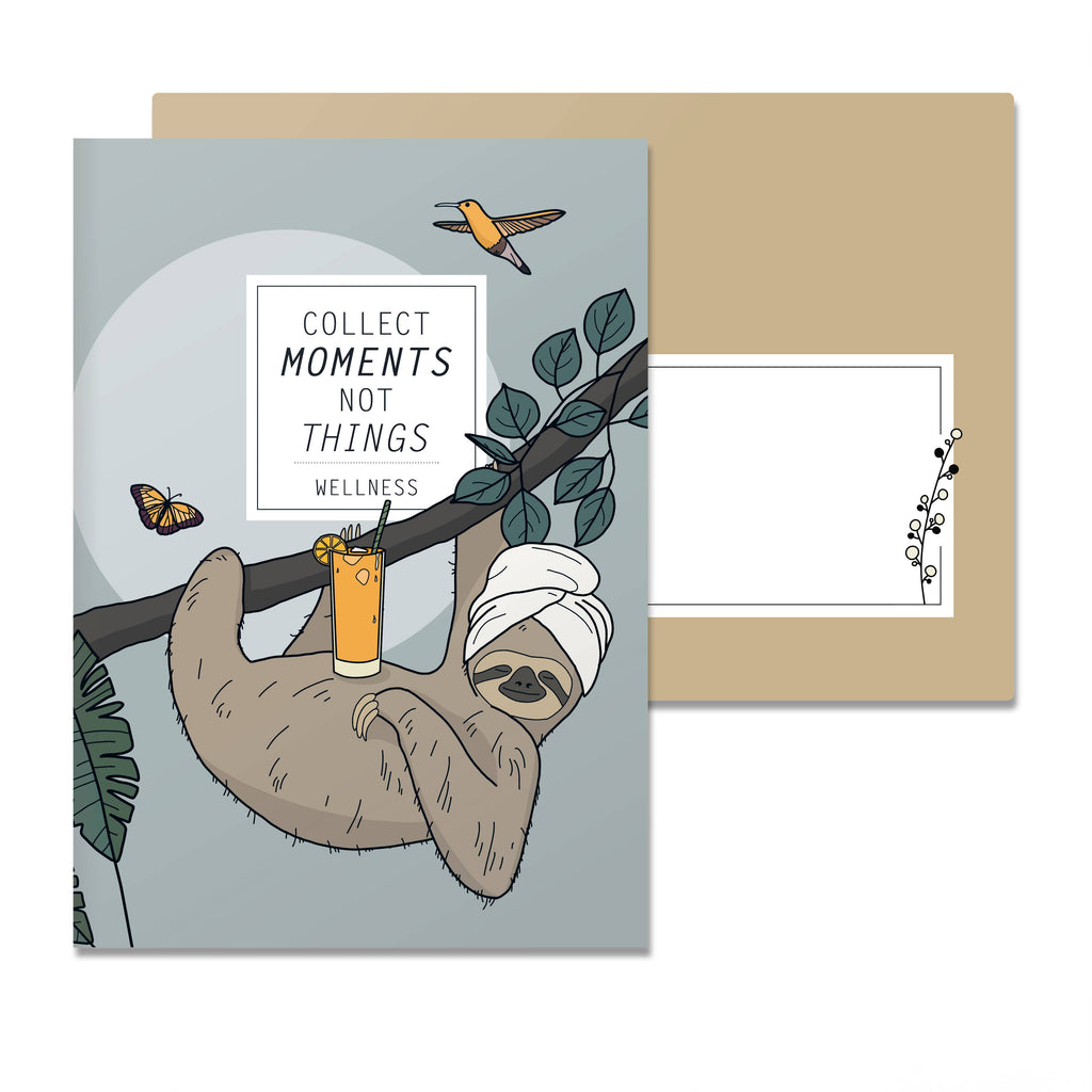 Gutscheinkarte „collect moments not things" – Wellness