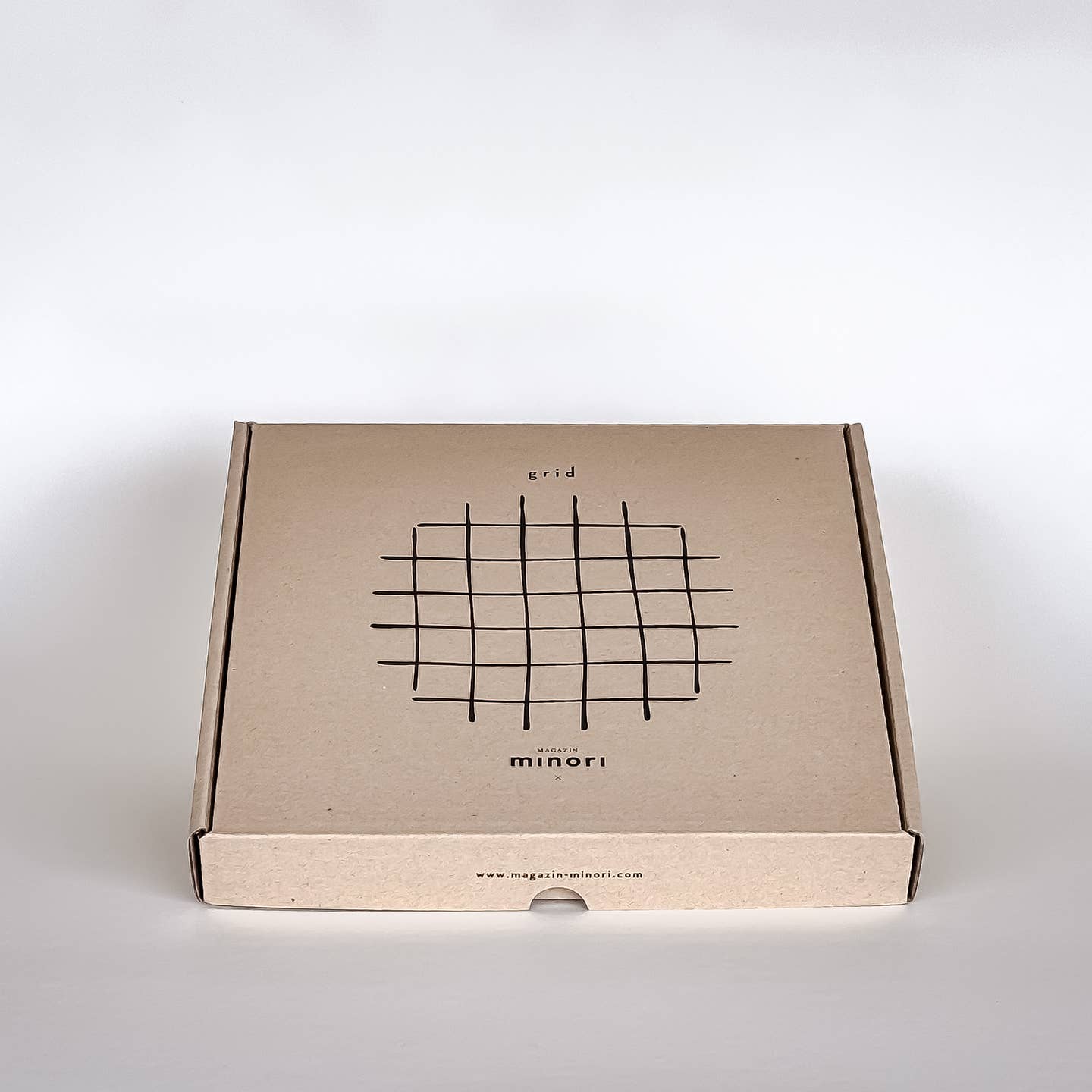 Teller groß - Grid - tramonto red