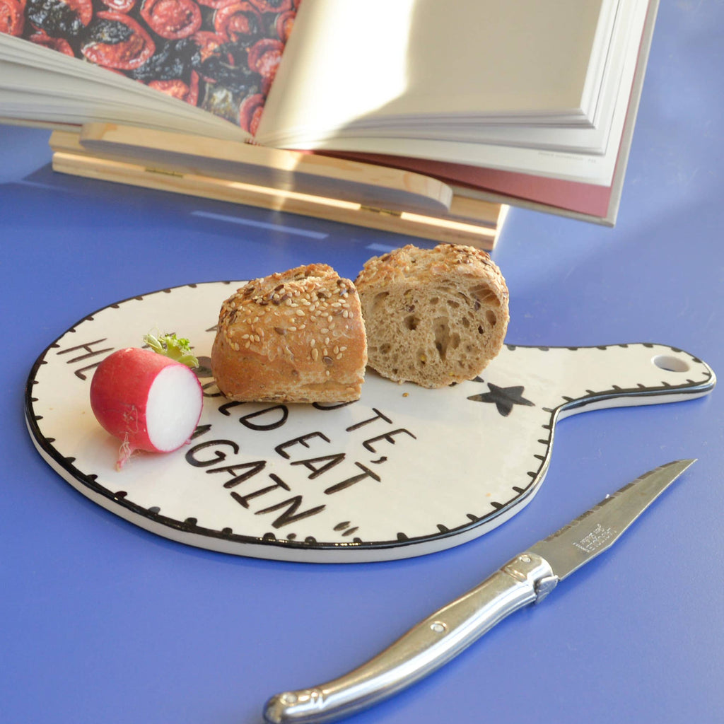 Keramik-Servierbrett "cute chef"