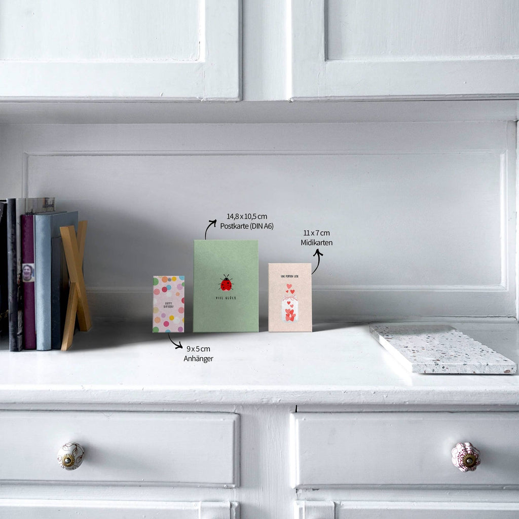 Weihnachtskarte „Dalapferd Bordeaux“