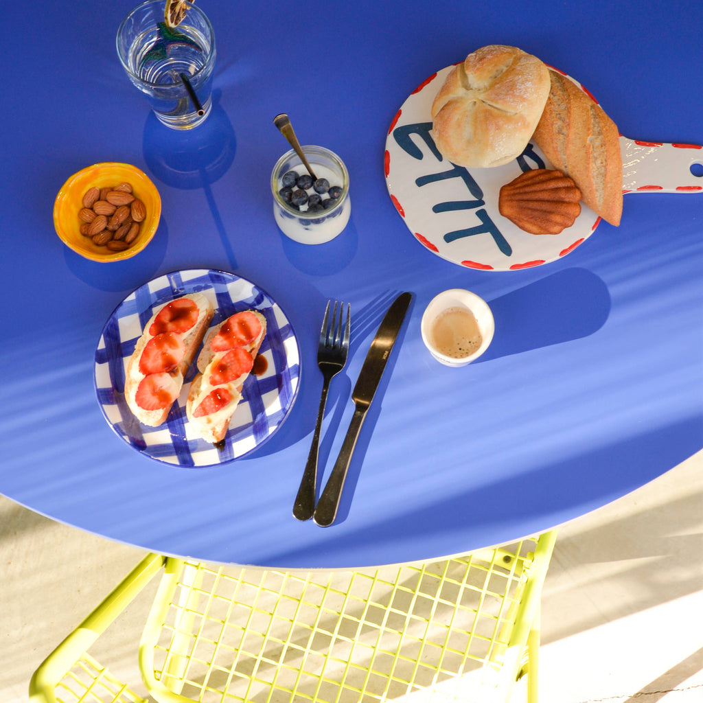 Keramik-Servierbrett "bon appetit"