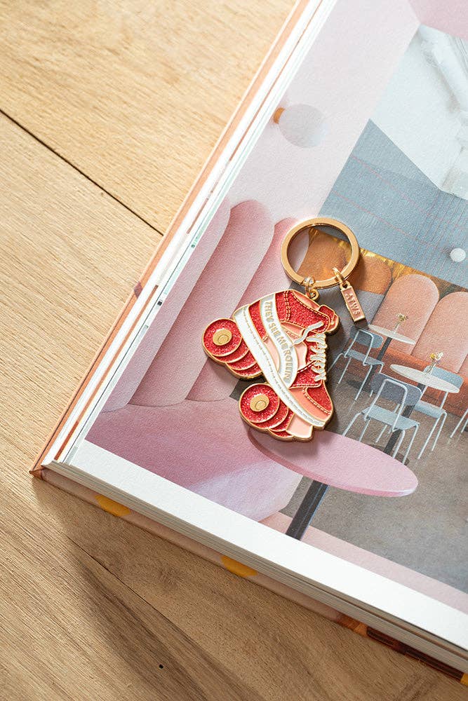 Schlüsselanhänger - Rollschuh - THEY SEE ME ROLLIN