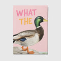 Postkarte - "what the duck"