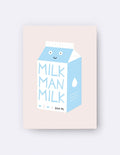 Postkarte - Milk Man