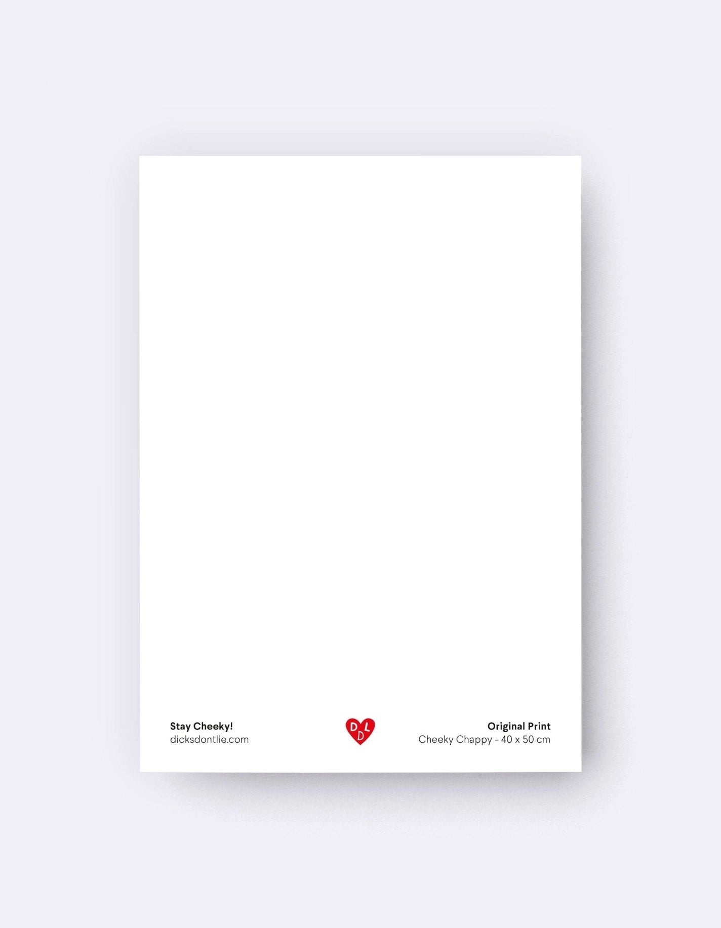Postkarte - der nackte Mann