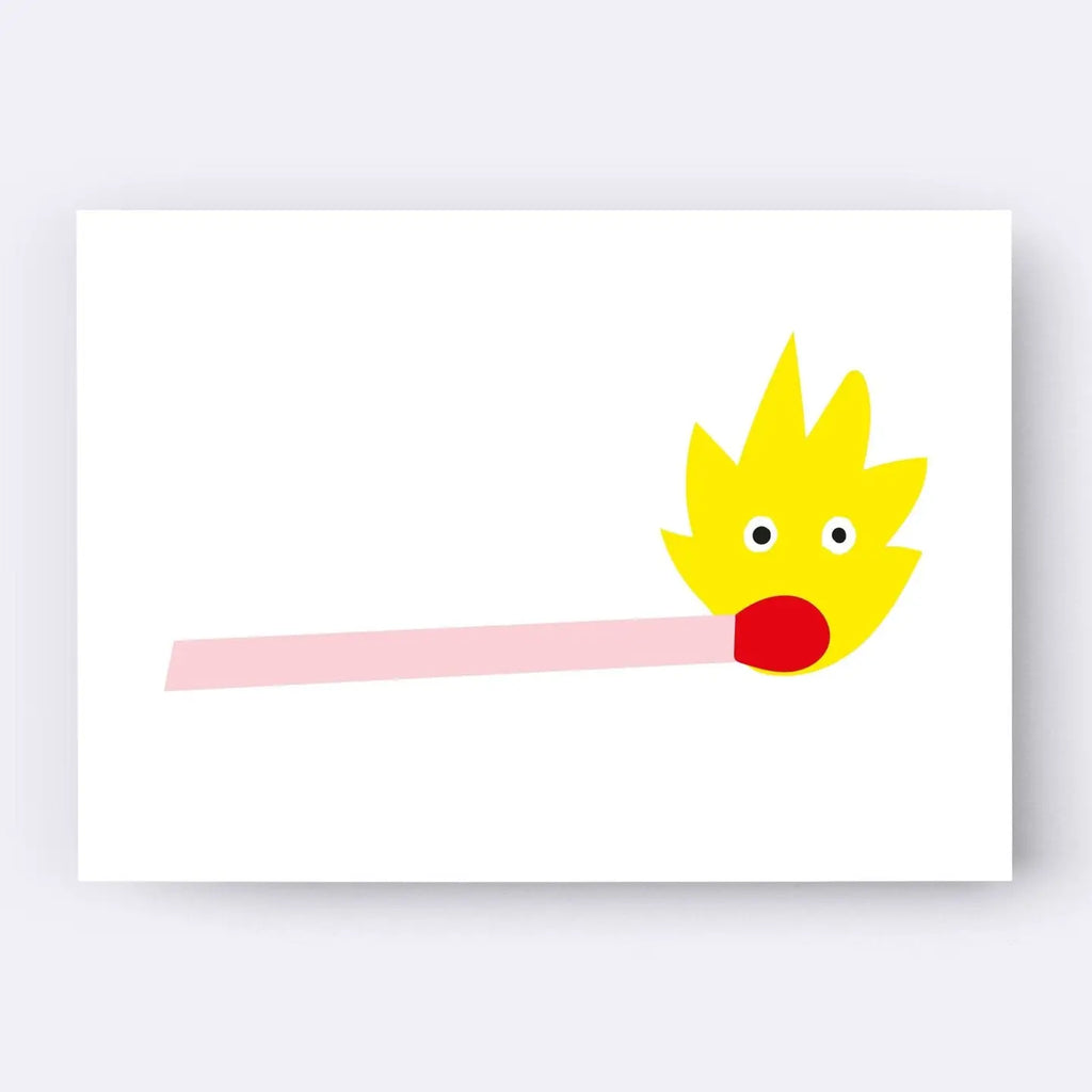 Postkarte - Feuer