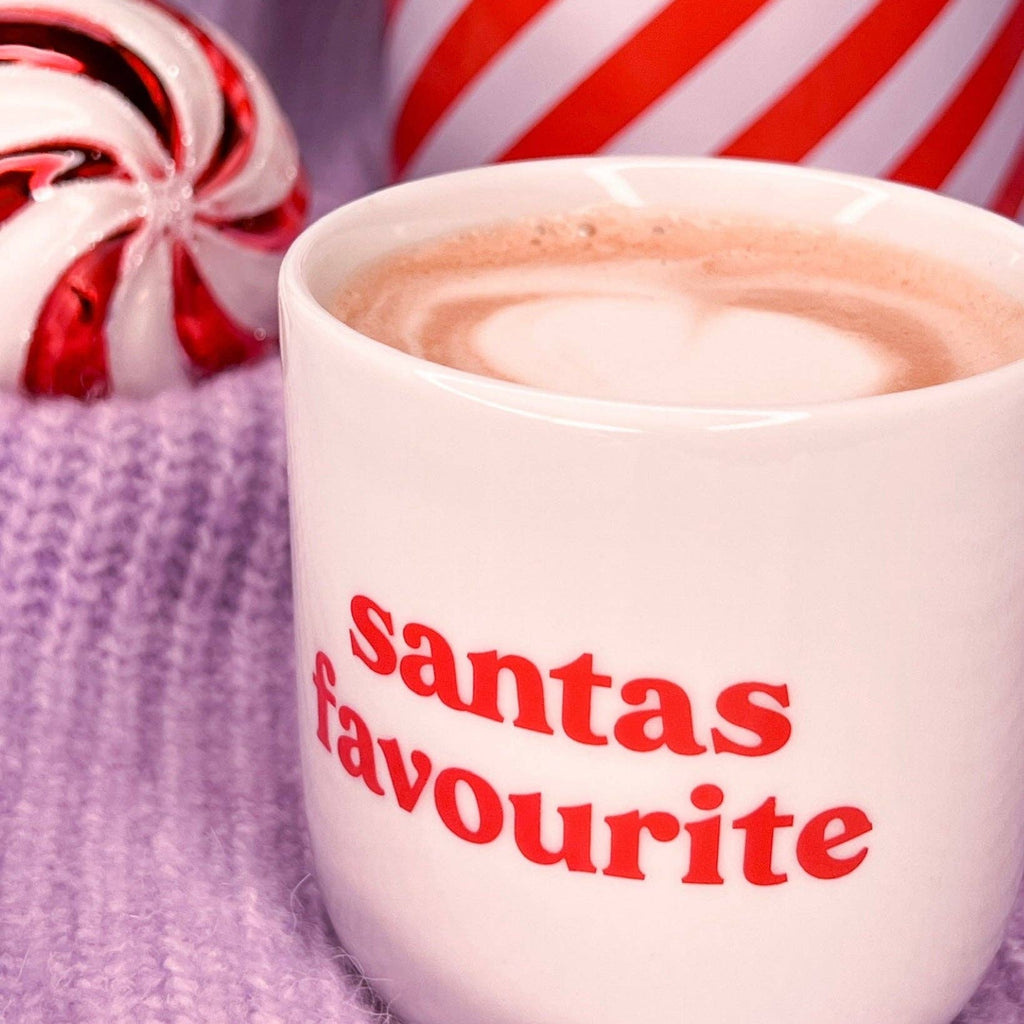 Porzellanbecher „Santas Favourite“