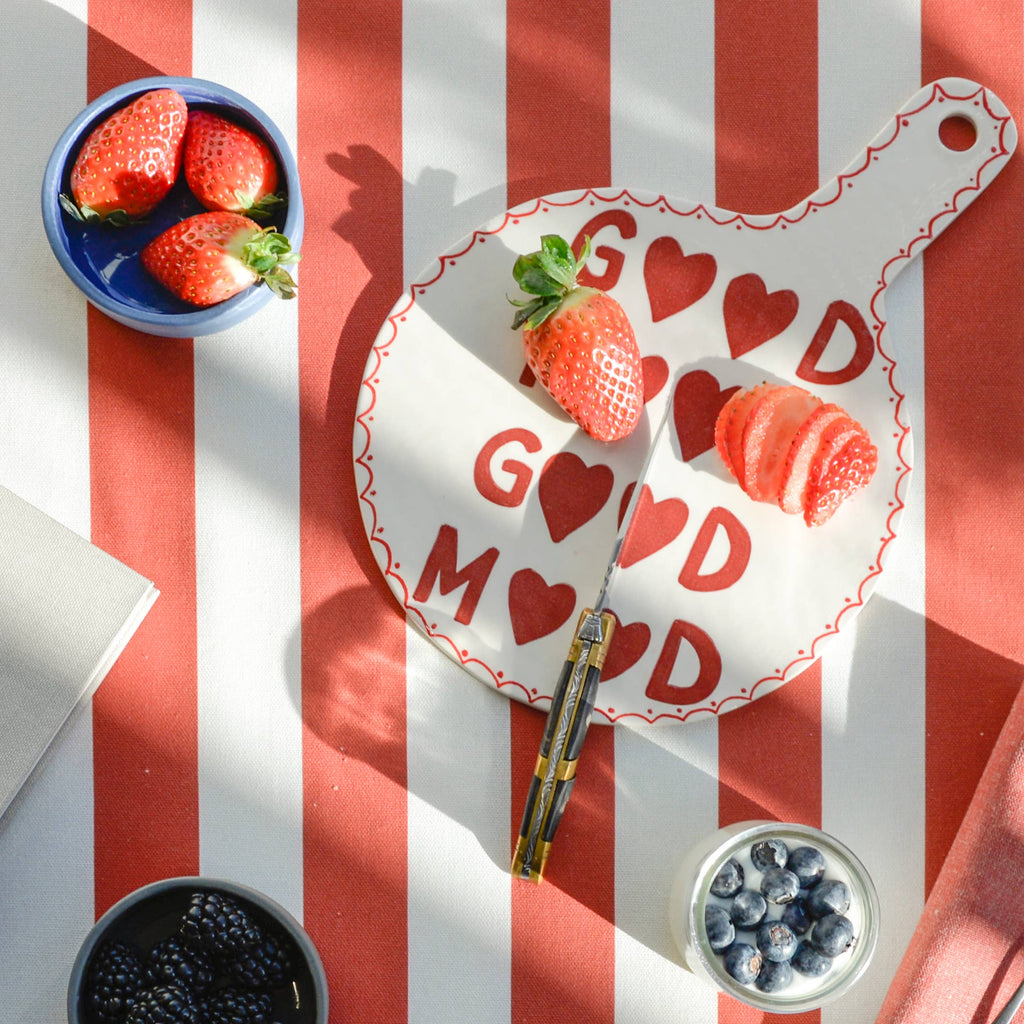 Keramik-Servierbrett "good mood"