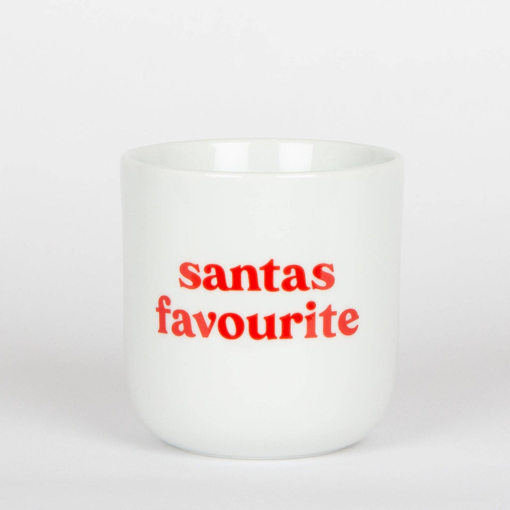 Porzellanbecher „Santas Favourite“