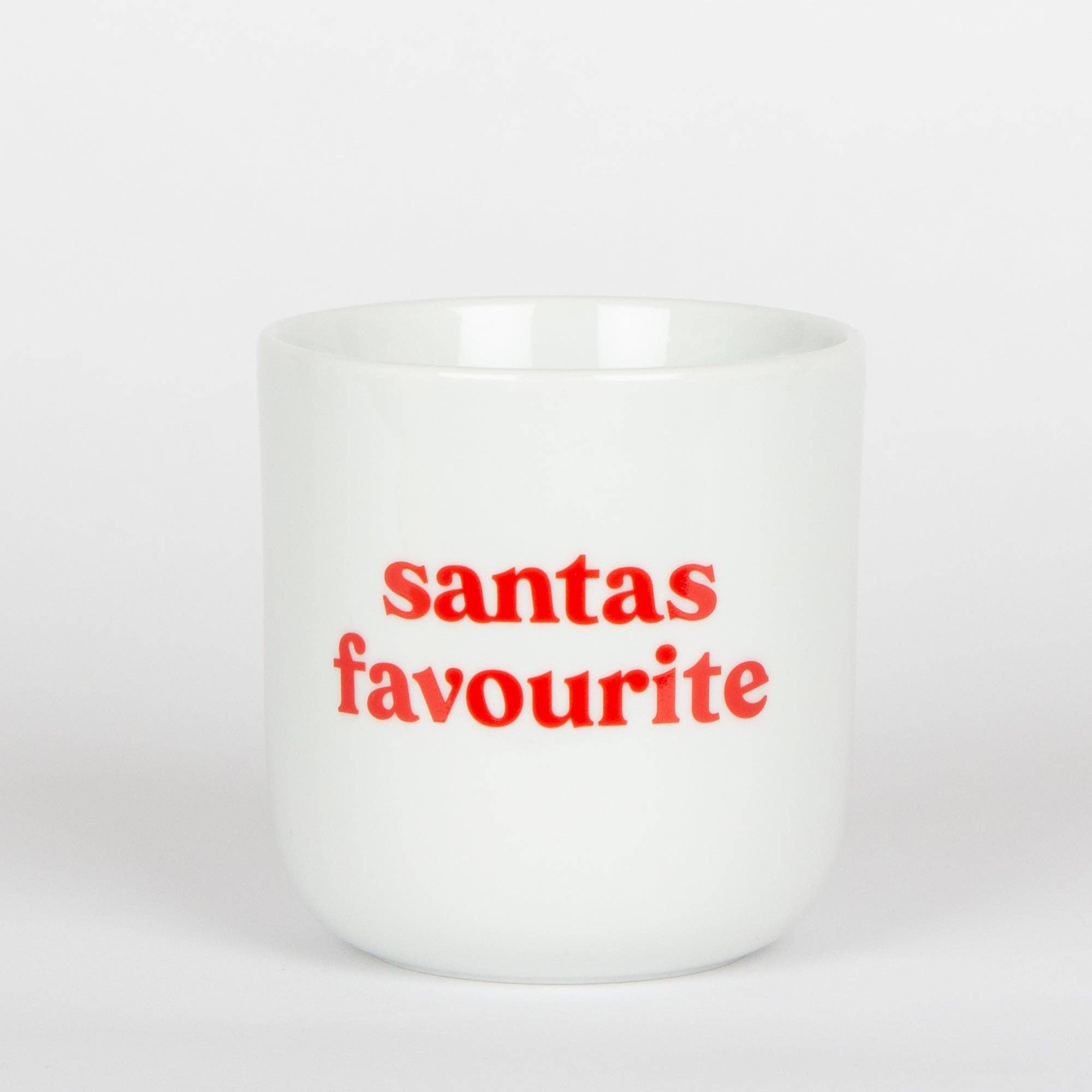 Porzellanbecher „Santas Favourite“