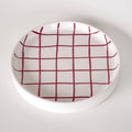 Teller klein - Grid - tramonto red