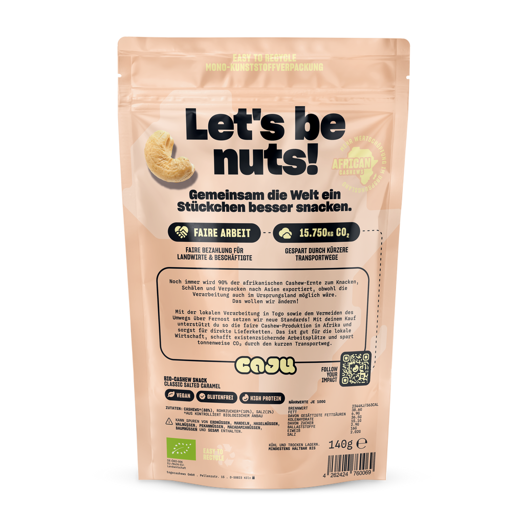 Cashews - classic SALTED CARAMEL
