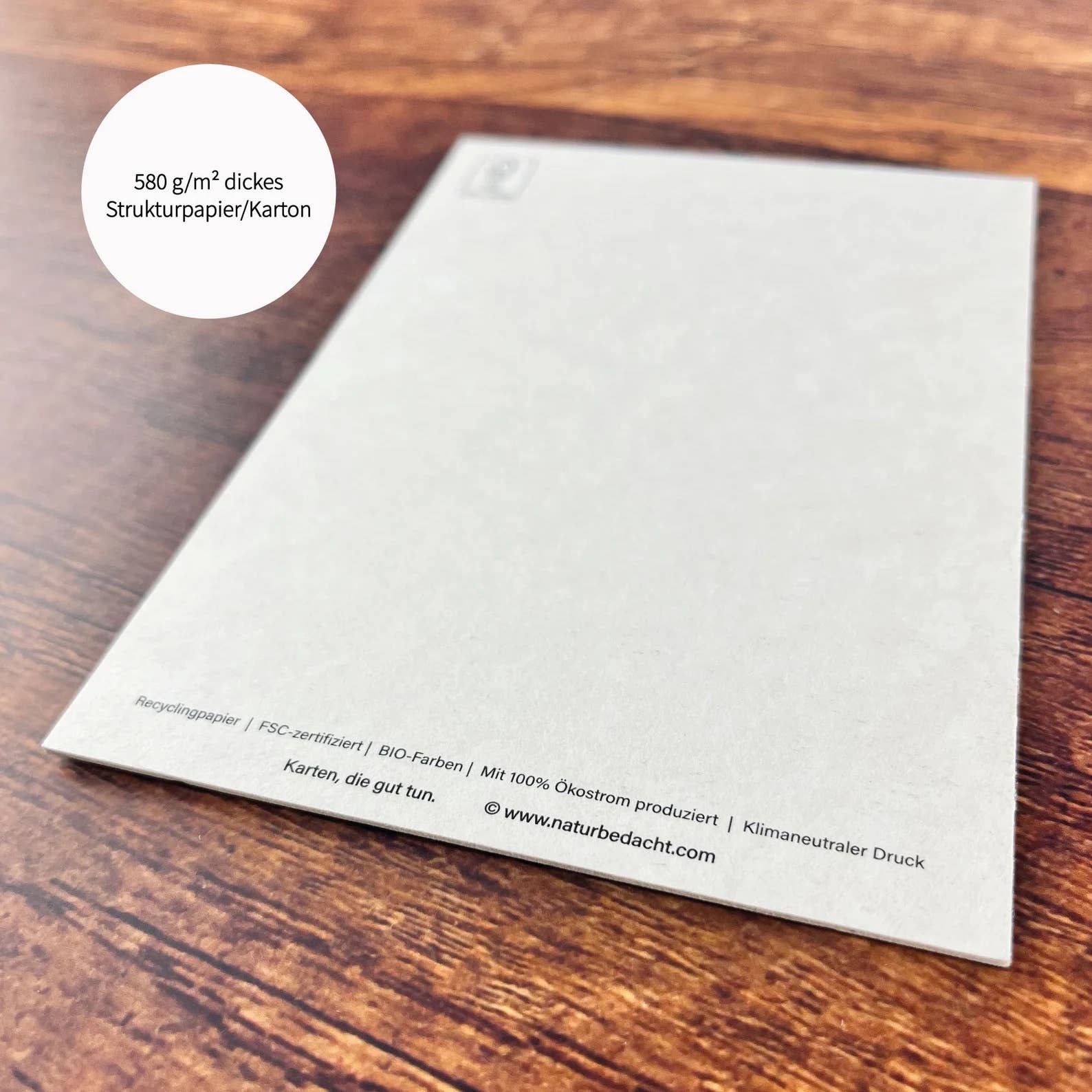 Postkarte „Viel Glück“ – Marienkäfer
