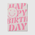 Geburtstagskarte von Studio Mirabella mit dem Schriftzug „Happy Birthday“