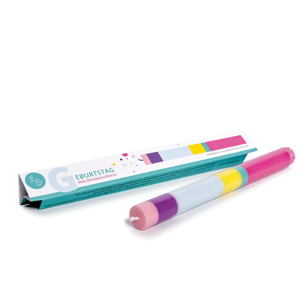 GEBURTSTAG | HAPPY BIRTHDAY - eine Glückwunschkerze