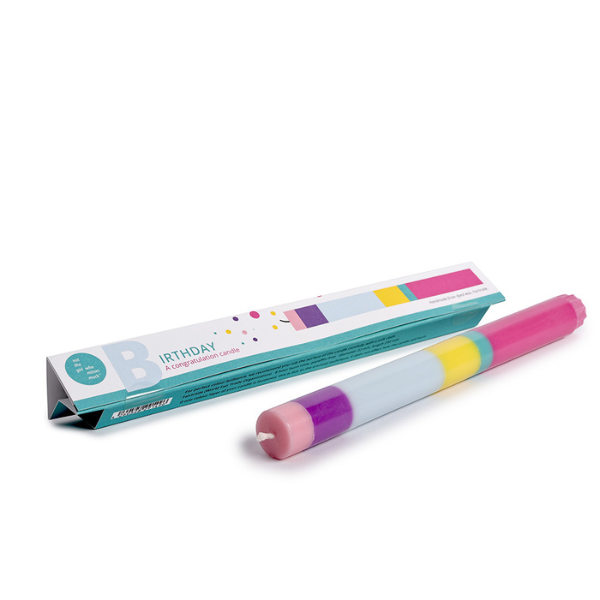 GEBURTSTAG | HAPPY BIRTHDAY - eine Glückwunschkerze