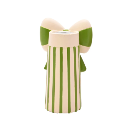 Kerzenständer Schleife grün