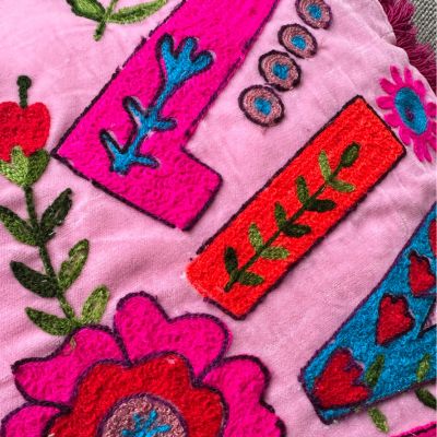 Kissenbezug "live happy"