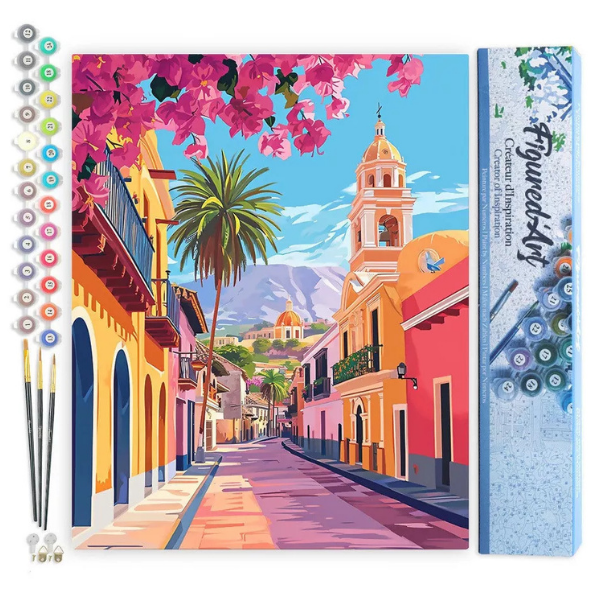 Malen nach Zahlen - Lebendige Altstadtstraße