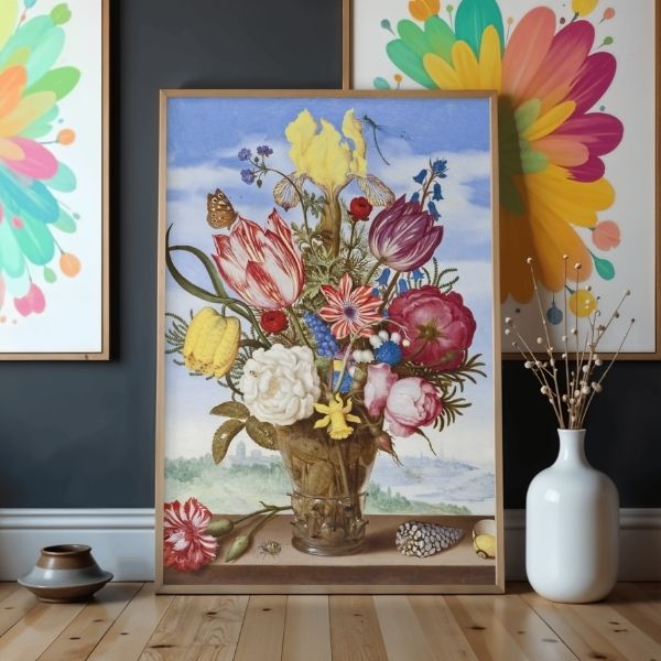 Malen nach Zahlen - Blumenstrauß - Ambrosius Bosschaert