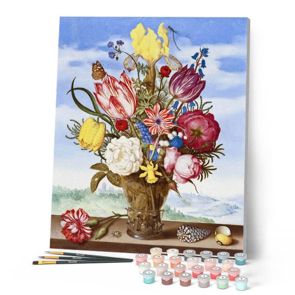 Malen nach Zahlen - Blumenstrauß - Ambrosius Bosschaert