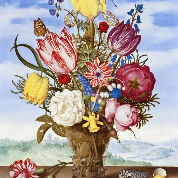Malen nach Zahlen - Blumenstrauß - Ambrosius Bosschaert