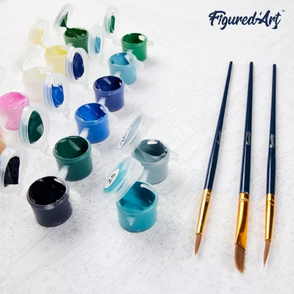 Malen nach Zahlen - Lebendige Altstadtstraße