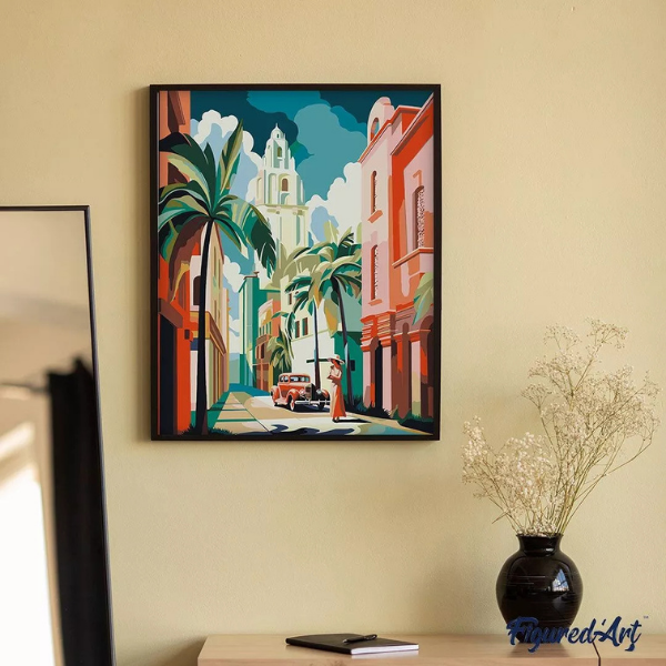 Malen nach Zahlen - Kuba Art Deco