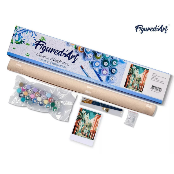 Malen nach Zahlen - Kuba Art Deco