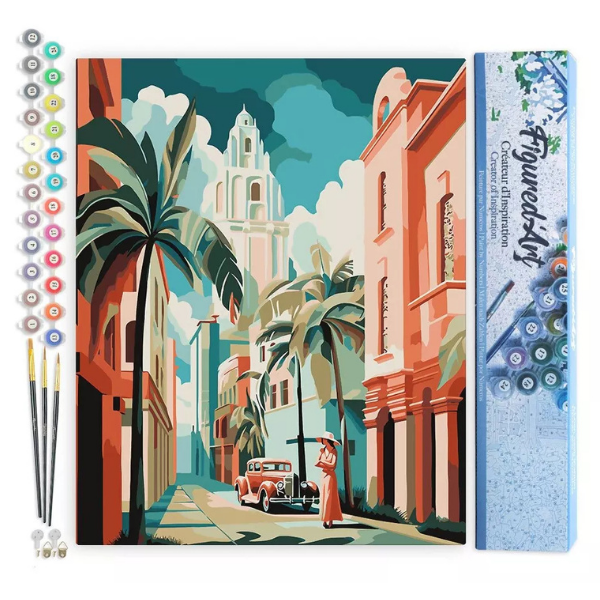 Malen nach Zahlen - Kuba Art Deco