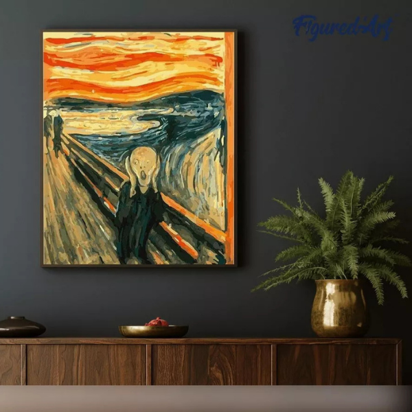 Malen nach Zahlen - Munch - Der Schrei