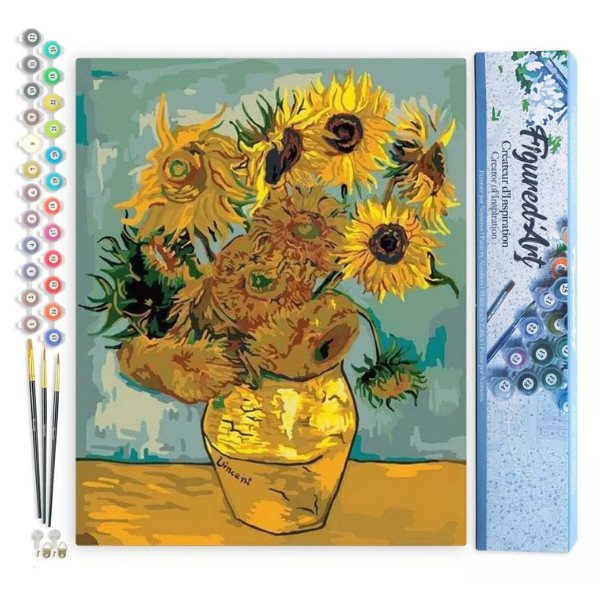 Malen nach Zahlen - Van Gogh - Sonnenblumen