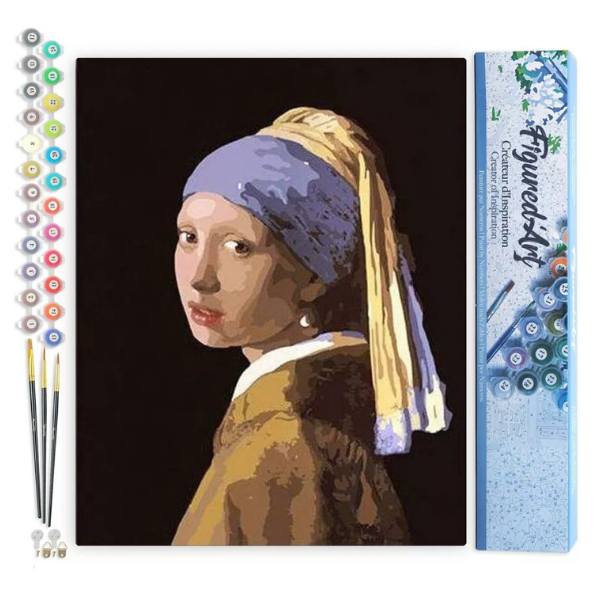 Malen nach Zahlen - Vermeer - Das Mädchen mit dem Perlenohrring